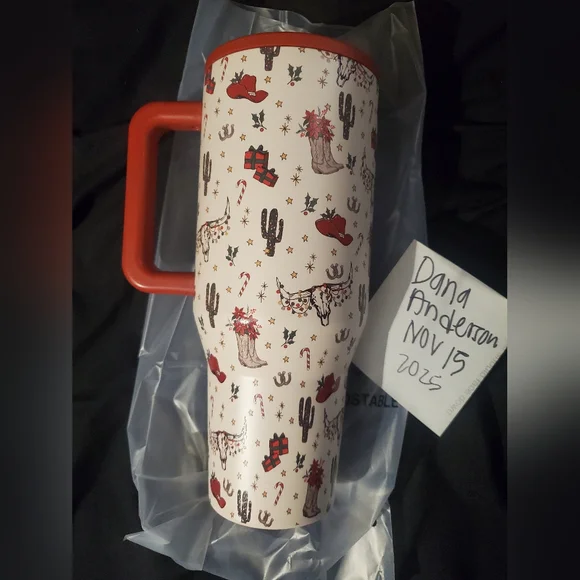 Cowboy xmas hydrojug 32 oz - Picture 2 of 4
